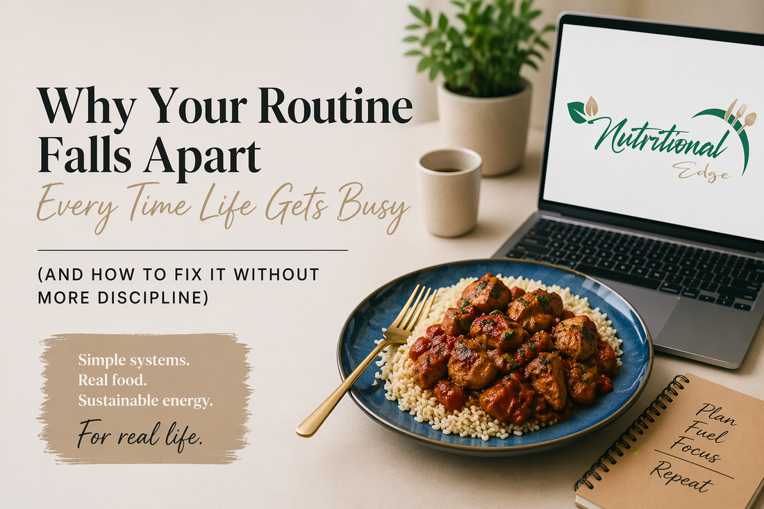 Why Your Routine Falls Apart Every Time Life Gets Busy (And How to Fix It Without More Discipline)