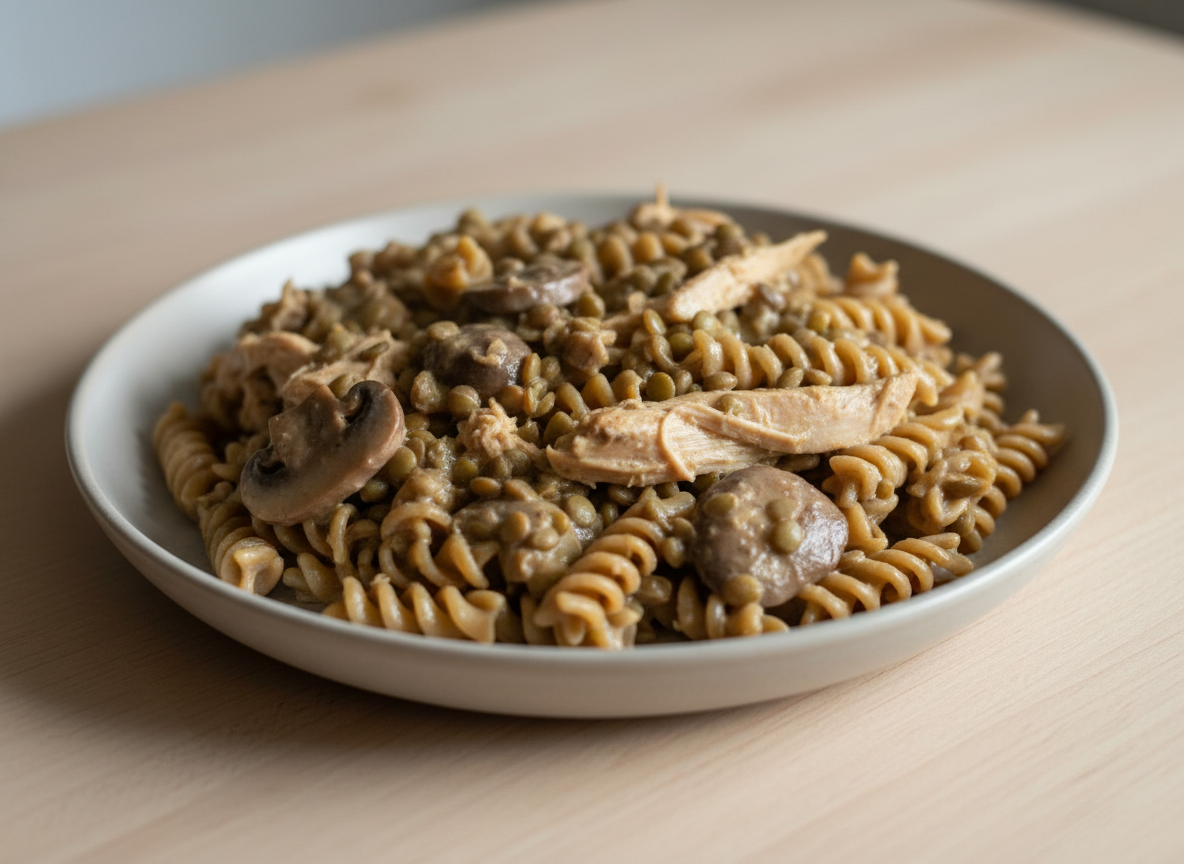 Hearty Chicken Stroganoff with Mushrooms