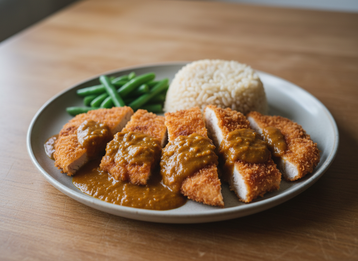 Velvety Spiced Chicken Katsu